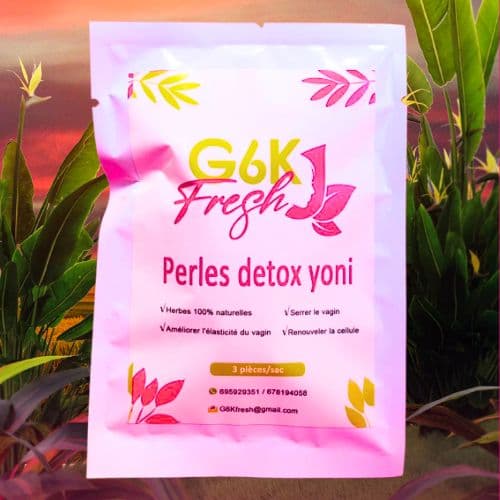 Ensemble de perles de détoxification vaginale G6K Fresh Perles detox yoni