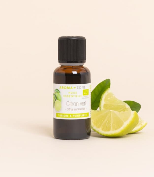 Huile Essentielle de Citron vert BIO AROMA-ZONE Pour Fraîcheur, énergie & purification naturelle