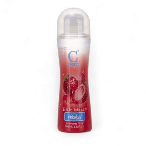 Lubrifiant à base d’eau au goût Fraise 100ml